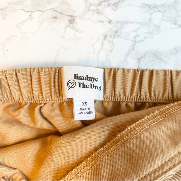 The Drop Tan Wrap Side-Tie Knee-Length Skirt XS - Picture 5 of 9